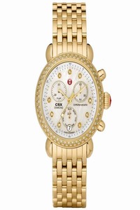 Michele Gold Csx Signature Mother Of Pearl Diamond Mww03m000141 Watch