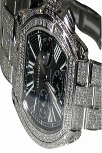 Cartier XL Roadster Chronograph Diamonds Watch