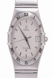 Omega Silver Stainless Steel Constellation 1512.30.00 Womens Wristwatch 33.5 Mm Watch