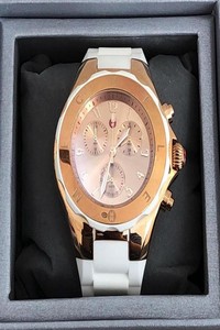 Michele Rosegold/White Flash-sale Mww12f000030 Watch