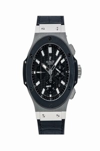 Hublot Black Big Bang 301.sm 44mm Dial with Leather Bracelet Watch