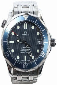 Omega Blue/ Stainless Steel Seamaster Midsize Diver Chronometer 300m 2551.80.00 Watch