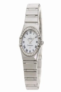 Omega Constellation Diamond Bezel Stainless Steel Ss Ladies Watch