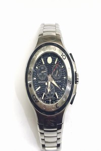 Movado Box Sport 800 Chronograph Wrist Stainless Steel Size 7.5Guaranteed Comes with A Non-movado Watch