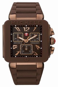 Michele Jelly Bean Park Brown Watch