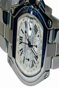 Cartier Stainless Steel XL Roadster Chrono Chronograph Watch