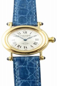Cartier Blue Diabolo 18k Yellow Gold 150 Anniversary Ladies 14400 Watch