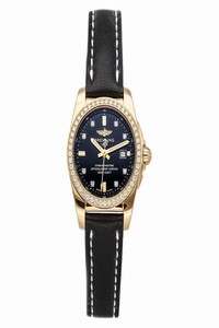 Breitling Black Diamonds 18k Rose Gold Galactic H7234853/Be86 Womens Wristwatch 29 Mm Watch