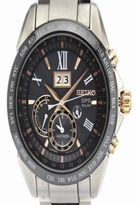 Seiko Solar Astron Ceramic Stainless Steel Mens Sports Sbxb151(8x42-0ae0) Watch