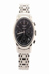 Longines Black Saint-imier Chronograph Stainless Steel 39 Watch