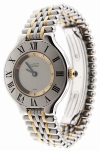 Cartier Must 21 18k Yellow Gold & Stainless Steel 28mm Watch