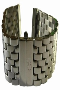 Michele Silver Deco 18mm Stainless Steel Bracelet Ms18au235009 Watch