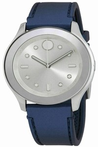 Movado Silver/Blue 3600427 Womens Bold Quartz Watch