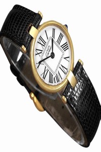 Cartier White Must De Vendome Ladies Vermeil 18k Gold Over Sterling Watch