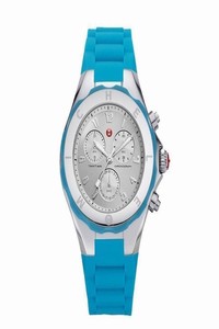 Michele Blue Jelly Flash-sale Tahitian Bean Large Case Watch