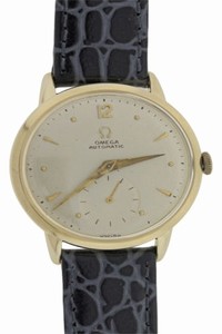 Omega Solid 14k Yellow Gold Cal 342 Bumper Watch