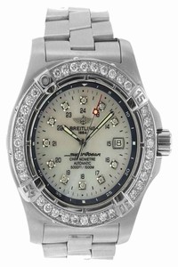 Breitling 2.50ct Superocean A17390 Stainless Steel with Appraisal Watch