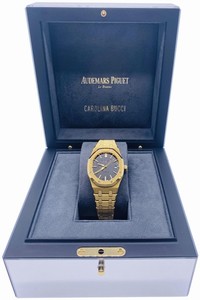 Audemars Piguet Gold Ap Limited Edition Royal Oak By Carolina Bucci Watch