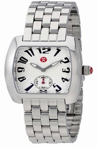 Michele Silver Urban Mini Stainless Steel Watch