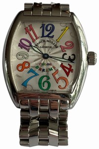 Franck Muller White Dial 7502 Qz - Cintree Curvex Color Dreams Watch