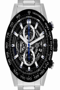 TAG Heuer Black Skeleton Box Carrera Calibre 01 Mens Car2a1t Watch