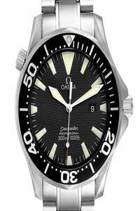 Omega Black Seamaster 41mm Dial Stainless Steel Mens 2264.50.00 Watch