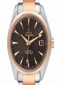 Omega Grey Seamaster Aqua Terra Steel Rose Gold 231.20.42.21.06.001 Watch