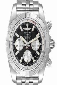 Breitling Black Box Chronomat 01 Dial Steel Mens Ab0110 Papers Watch