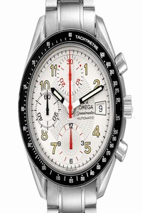 Omega White Speedmaster Japanese Market Limited Edition Mens 3513.33.0 Watch