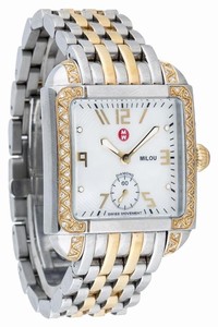 Michele Gold/Silver/Diamonds Milou Two Toned Watch