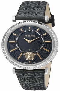 Versace Black/Silver/Gold Vqg020015 V-helix Quartz Womens Watch