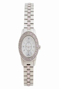 Dior Mother Of Pearl Stainless Steel Diamond Christal Cd112111m001 Womens Wristwatch 28 Mm Watch