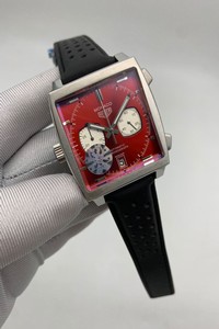 Tag Heuer Monaco Red Dial Chrono