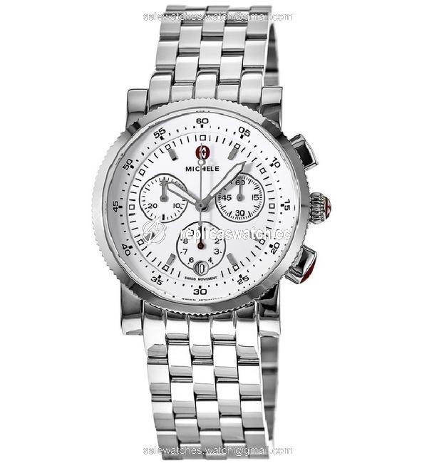 Michele Silver-tone Womens Sport Sail Bracelet Mww01c000021 Watch Michele Silver-tone Womens Sport Sail Bracelet Mww01c000021 Watch