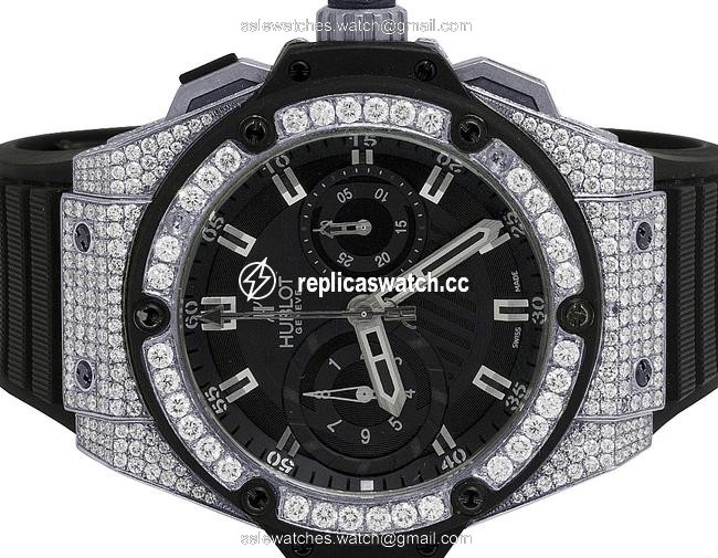 Hublot Mens Black King Power Zirconium Limited Edition 709.zm.1770.rx Diamond 13.0 Ct Watch Hublot Mens Black King Power Zirconium Limited Edition 709.zm.1770.rx Diamond 13.0 Ct Watch