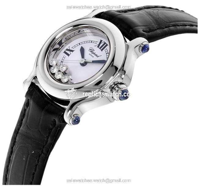 Chopard Happy Sport Stainless Steel Diamonds Watch Chopard Happy Sport Stainless Steel Diamonds Watch