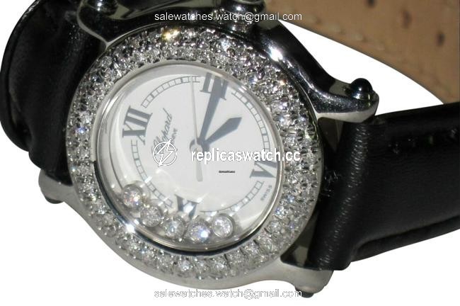 Chopard Happy Sport Steel Diamonds Watch Chopard Happy Sport Steel Diamonds Watch