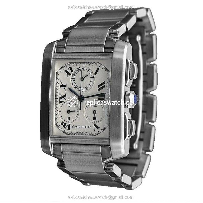 Cartier Tank Fran?aise Stainless Steel Chronograph Watch Cartier Tank Fran?aise Stainless Steel Chronograph Watch