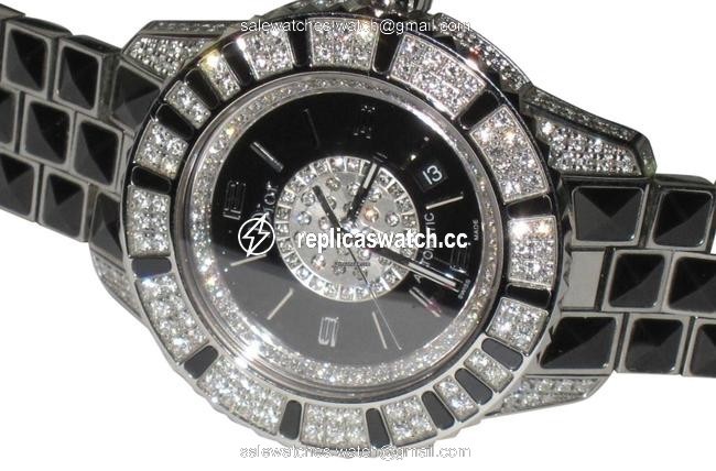 Dior Christian Christal Diamond Watch Dior Christian Christal Diamond Watch