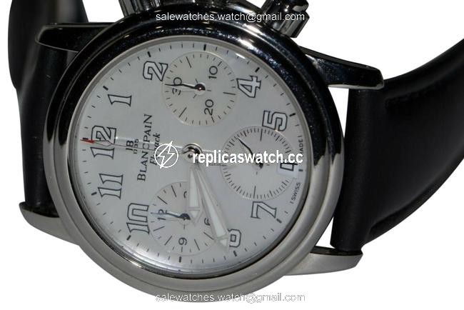 Blancpain Lemen Flyback Stainless Steel Chronograph Watch Blancpain Lemen Flyback Stainless Steel Chronograph Watch
