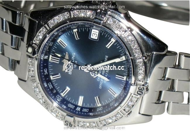 Breitling Chronomat Wings Stainless Steel Diamonds Watch Breitling Chronomat Wings Stainless Steel Diamonds Watch
