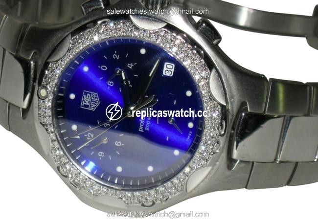 TAG Heuer Kirium Chronograph Stainless Steel Diamonds Watch TAG Heuer Kirium Chronograph Stainless Steel Diamonds Watch