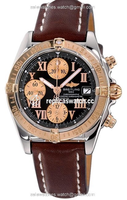 Breitling Chronomat Cockpit Chrono Chronograph 18k Rose Gold Watch Breitling Chronomat Cockpit Chrono Chronograph 18k Rose Gold Watch