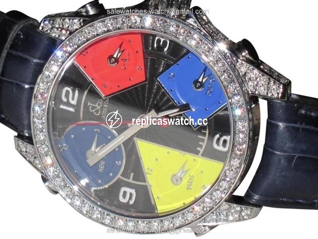 Jacob & Co. Jc Stainless Steel Diamonds Watch Jacob & Co. Jc Stainless Steel Diamonds Watch