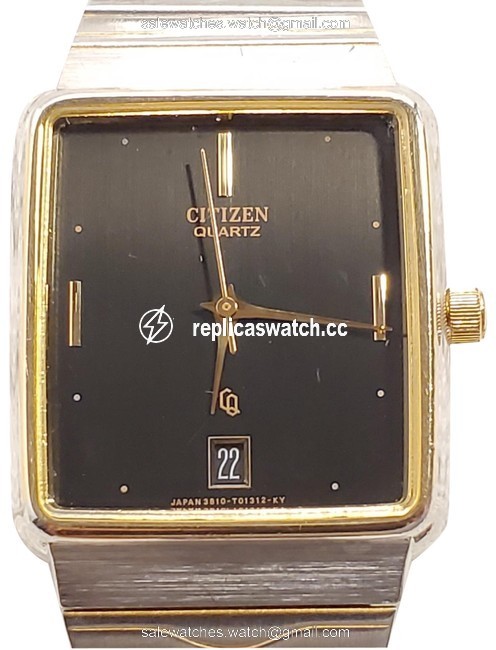 Citizen Silver Vintage Two Tone Date Quartz Mens Watch Citizen Silver Vintage Two Tone Date Quartz Mens Watch
