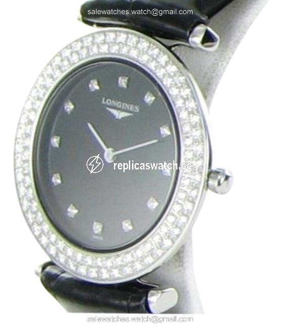 Longines Diamond Black Dial La Grande Classique 29mm L4.308.0.57.2 Watch Longines Diamond Black Dial La Grande Classique 29mm L4.308.0.57.2 Watch