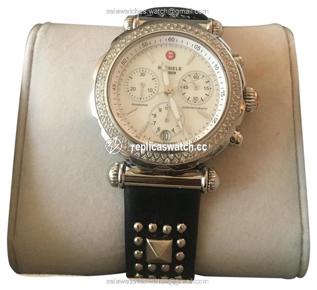 Michele Silver Caber Watch Michele Silver Caber Watch