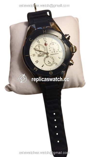 Michele Blue Navy Nwot Tahitian Watch Michele Blue Navy Nwot Tahitian Watch