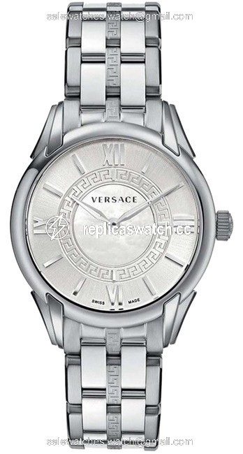 Versace Silver New Dafne Vff03 0013 Stainless Steel Quartz 33mm Watch Versace Silver New Dafne Vff03 0013 Stainless Steel Quartz 33mm Watch