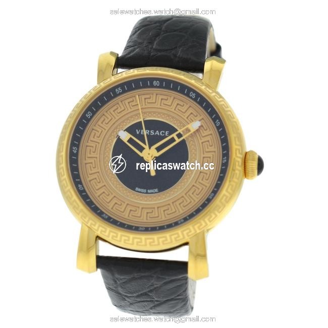 Versace Gold New Vq9050014 Tone Steel Quartz 38mm Watch Versace Gold New Vq9050014 Tone Steel Quartz 38mm Watch